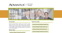 Desktop Screenshot of advantusfunds.com